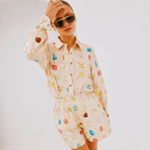 Never Fully Dressed Shell Geanie Shirt